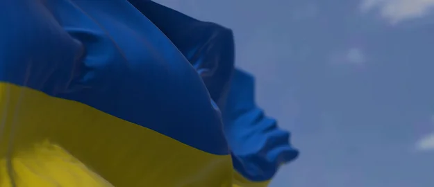 Ukraine Flagge