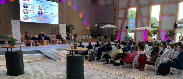 Olympia-Veranstaltung im Beach Mitte Berlin